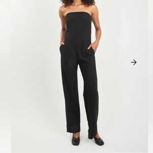 NOMIA NYC Designer Sz 4 Black Fluid Jumpsuit New Without Tag